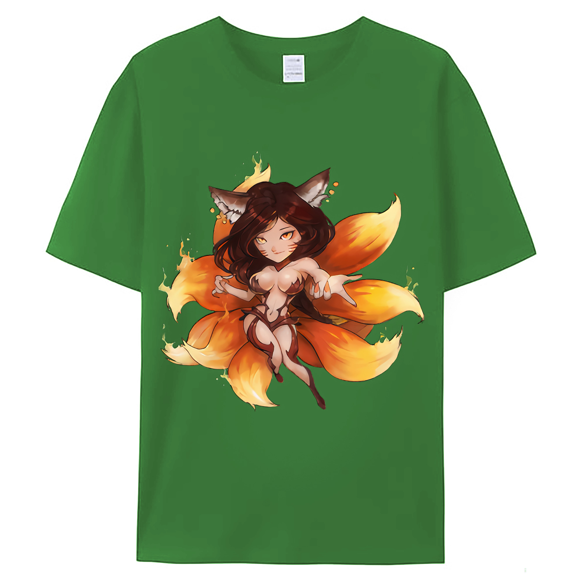 （画像用） リーグ・オブ・レジェンド League of Legends LOL レディースカジュアルプリントTシャツ（綿100％）